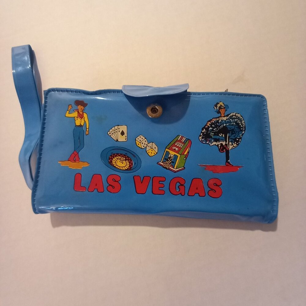 adorable Vintage LAS VEGAS coin purse